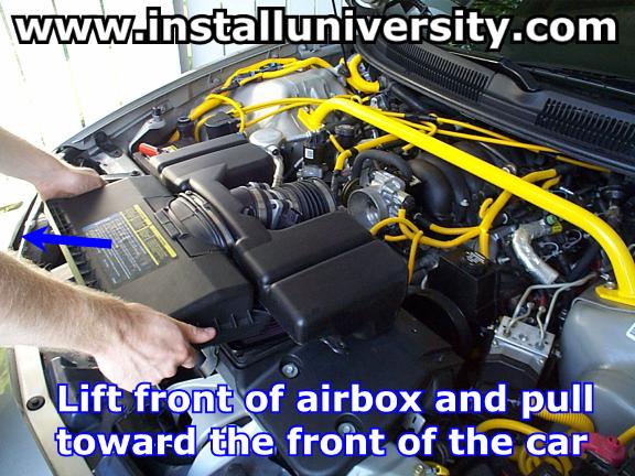 chevrolet camaro pontiac firebird air filter intake lid replacement DIY how to
